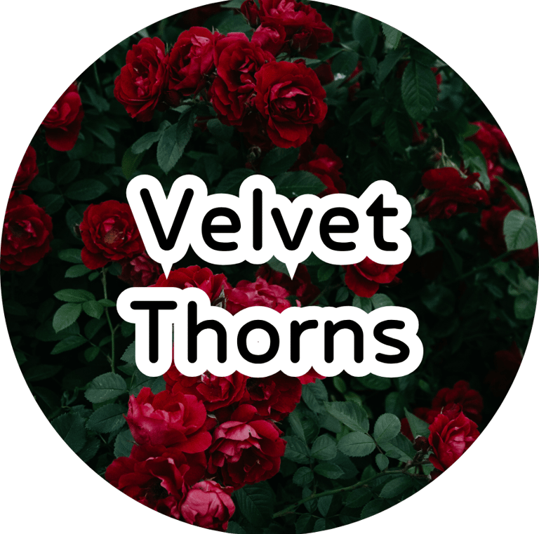 A lush, dramatic cluster of dark red roses blooming thickly with deep green leaves surrounding them.