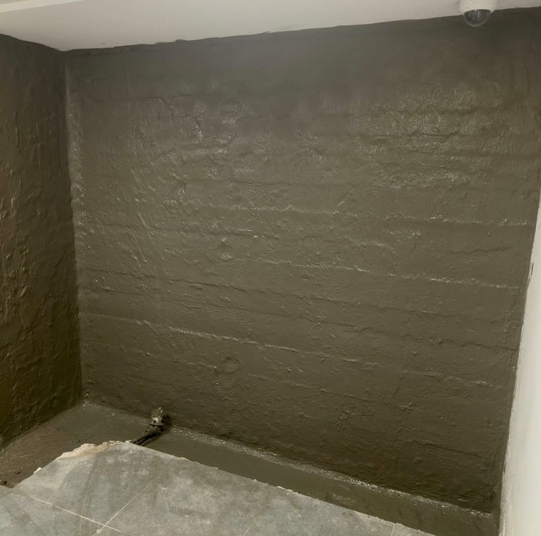 borum kat negatif su yalıtımı