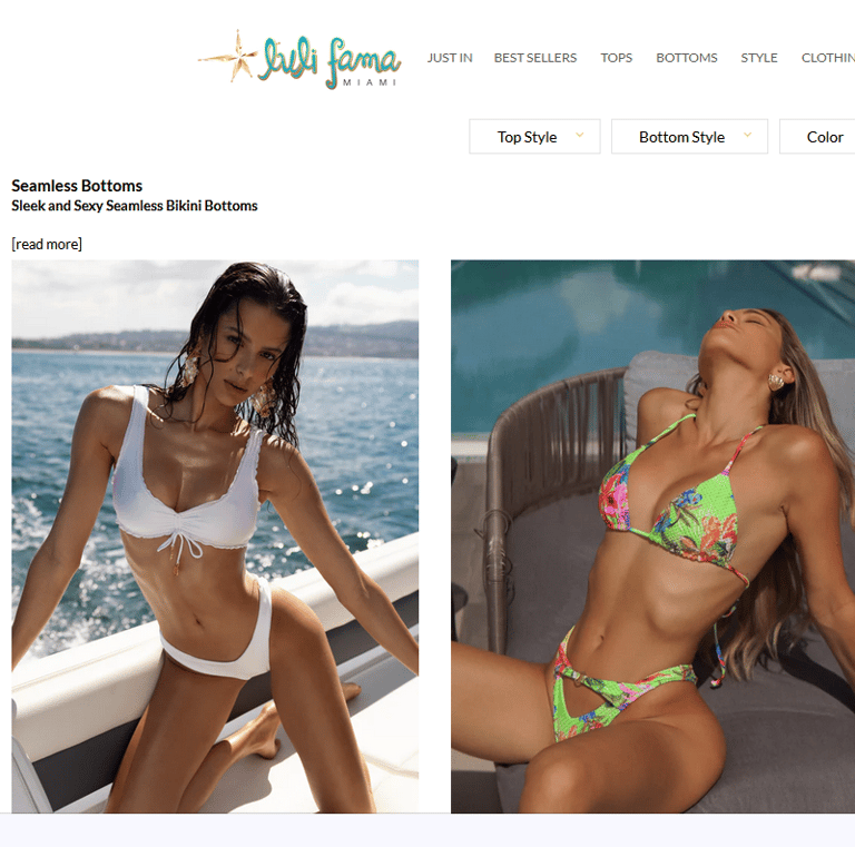 Women in Luli Fama bikinis