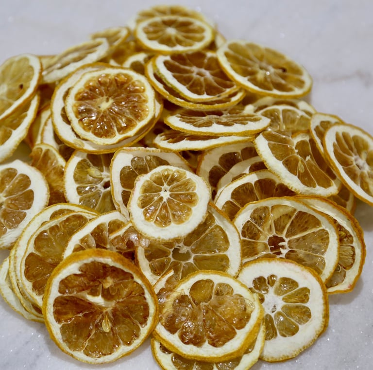 dehyrdated lemon slices