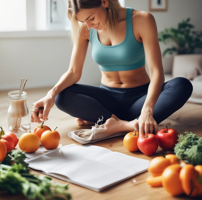 Doctors consulting attentively in a brightly lit clinic room.