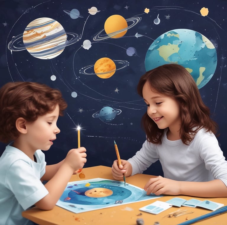 A volunteer explaining a programming concept on a whiteboard to attentive learners.