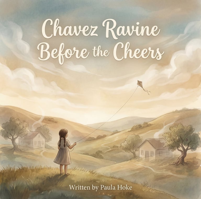 Chavez Ravine Before the Cheers, by Paula Hoke, front cover
