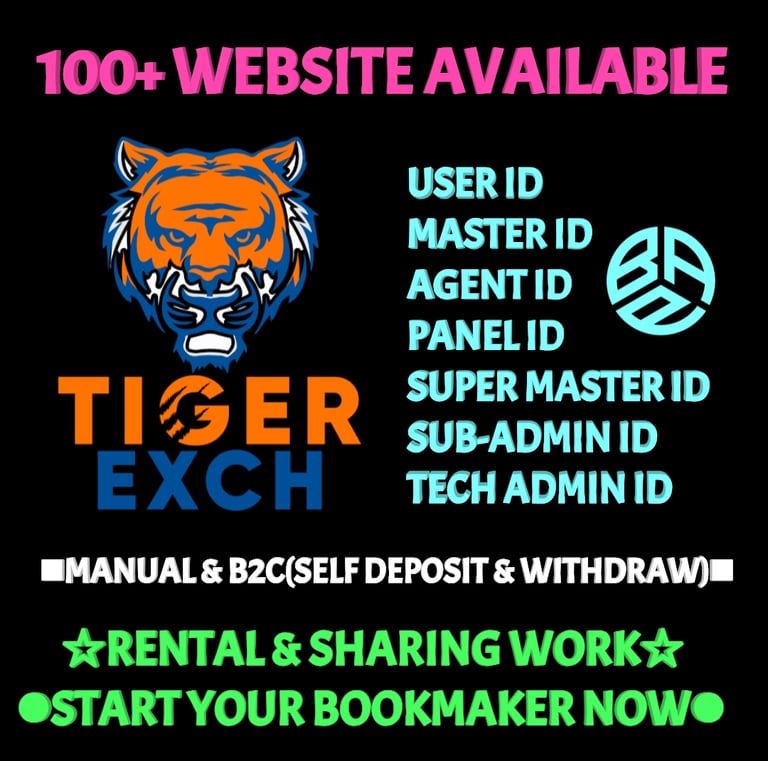 ONLINE CRICKET BETTING ID AVAILABLE DL MDL SMDL MASTER ID SUPER MASTER ID ADMIN ID AVAILABLE