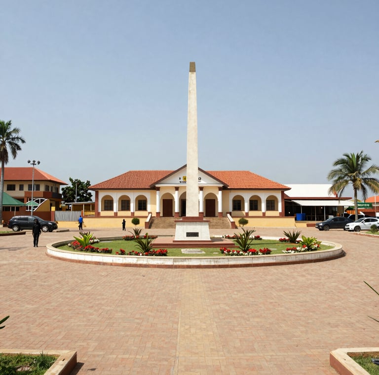 Traditional dancers performing in colorful attire at an outdoor festival.