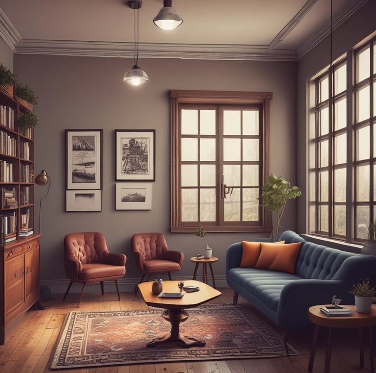 Casual group coaching session with men engaging in deep conversation.