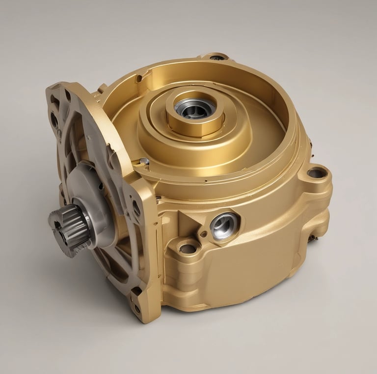 Wind turbine blades towering against a clear blue sky at a rural site.