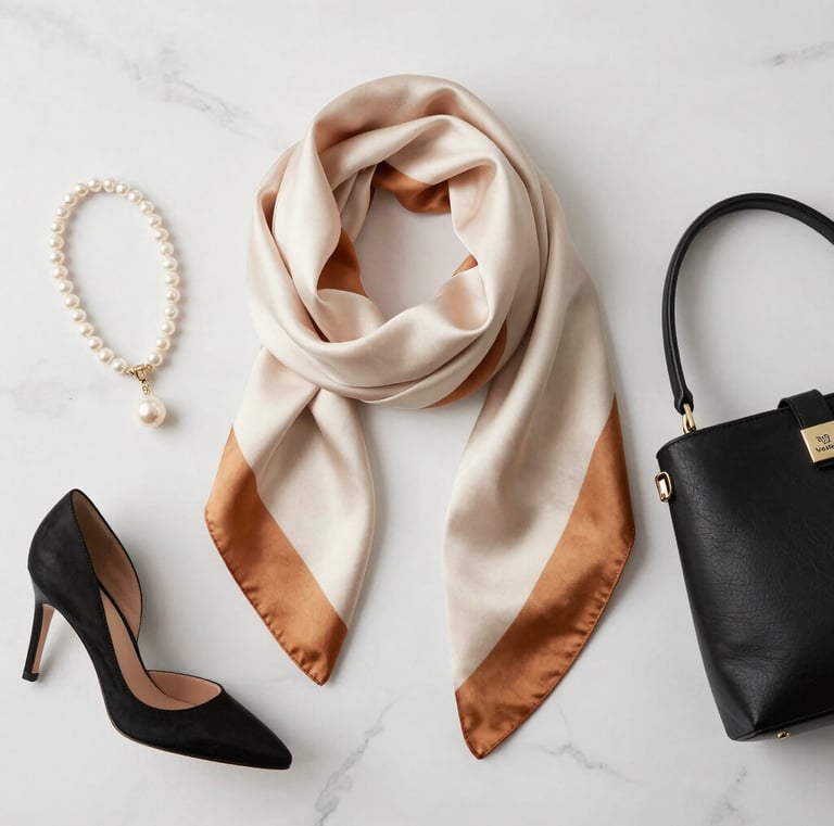 Luxury women's fashion flat lay Velune Paris curated collection