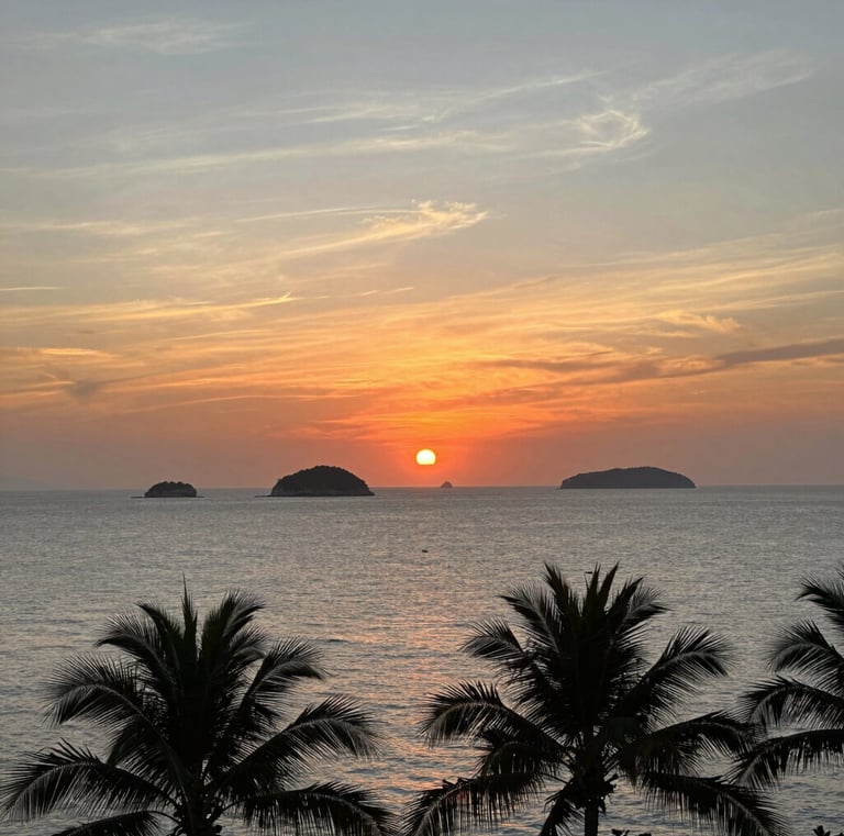 A serene Florida beach at sunset, symbolizing peace and reflection.