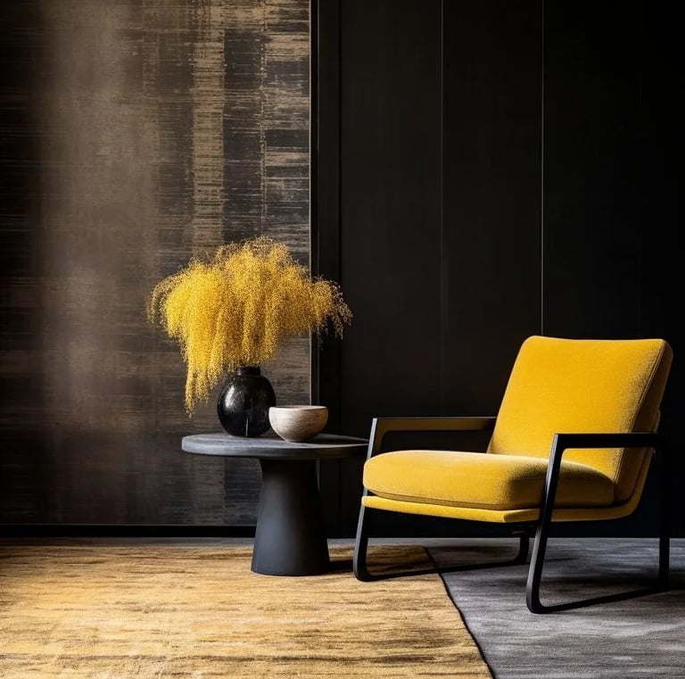 Minimalist modern rug design by Rasida Creation, handmade with care