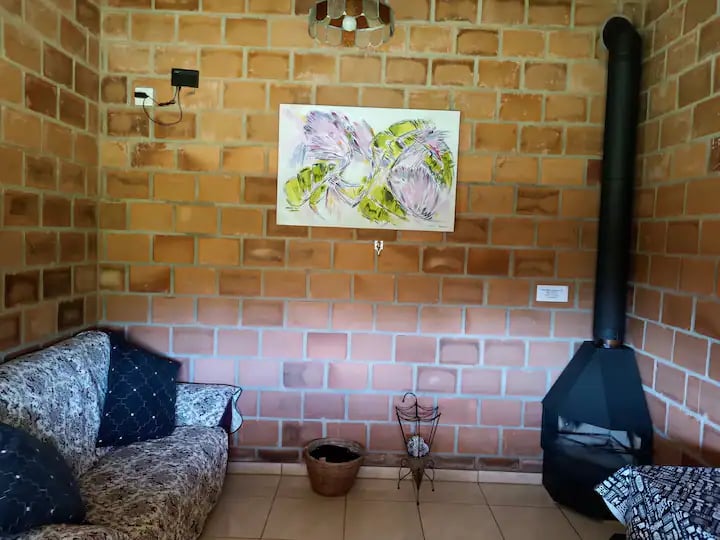 ambiente com lareira