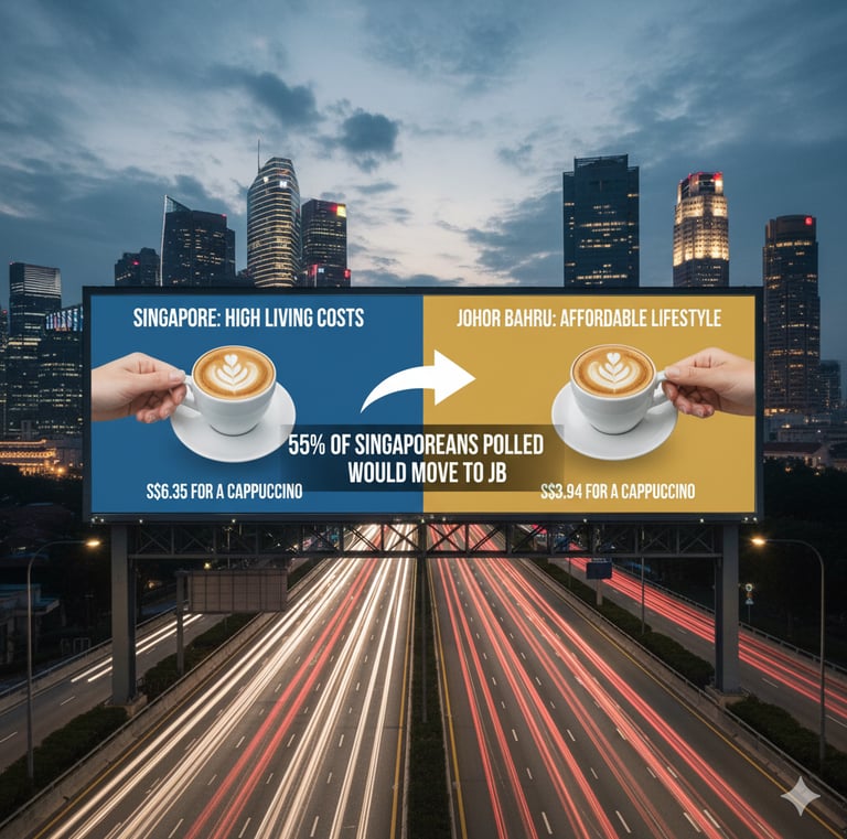 Singaporean living in Johor Bahru while working in Singapore