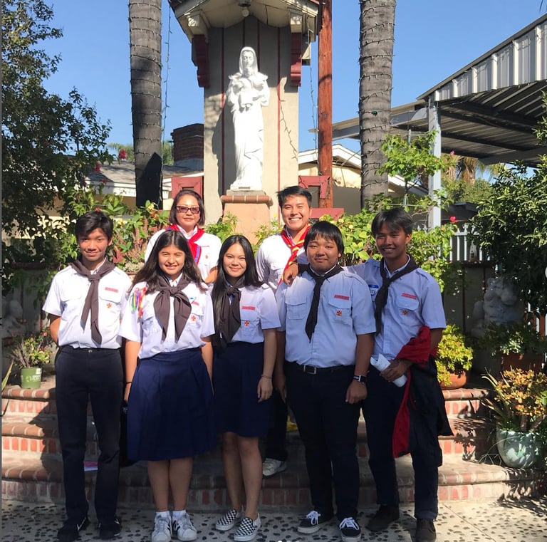 LD’s newest knights of the eucharist⚔️❤️