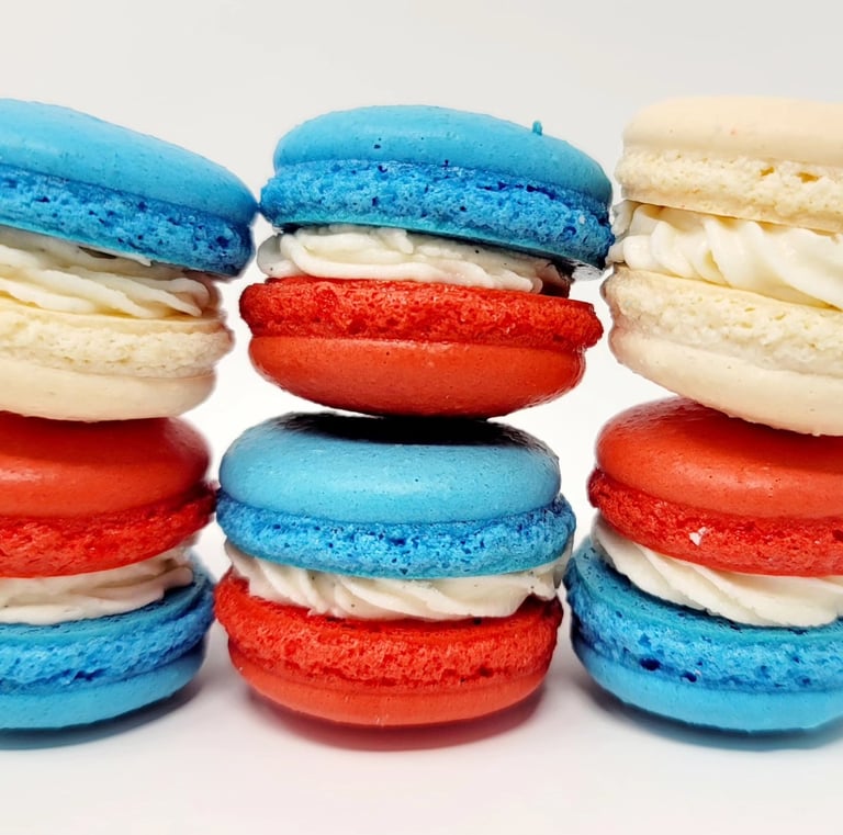 macarons texas leander patriototic party macaron made to order fun delicious 