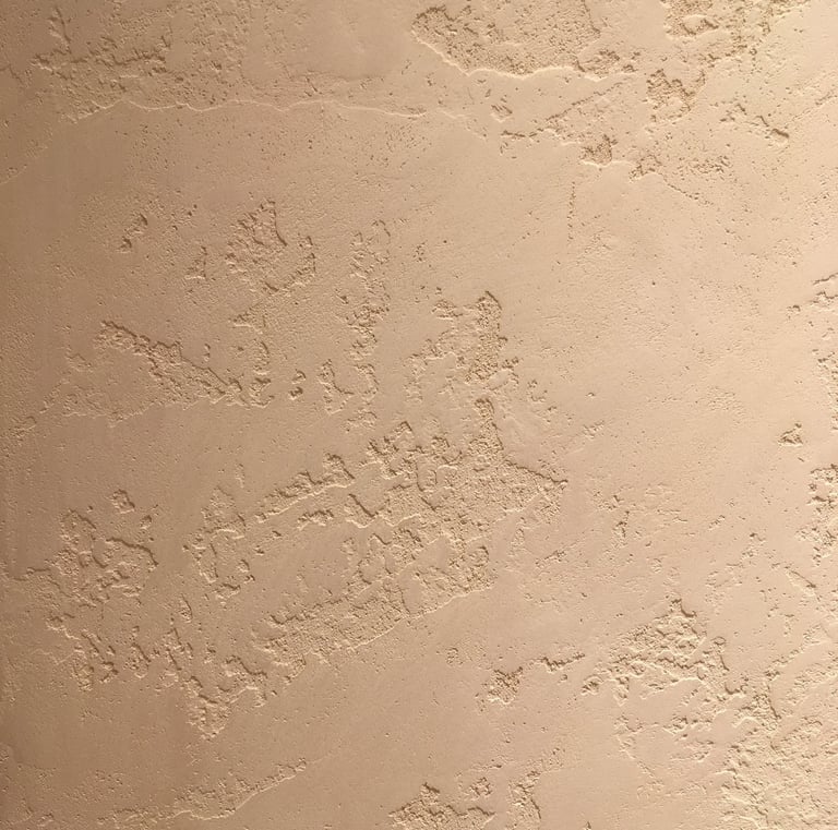 enduit contemporain à la chaux