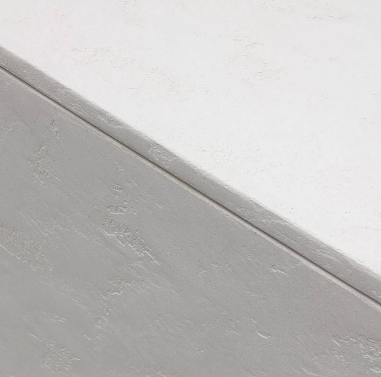 enduit à la chaux texturé sur mobilier
