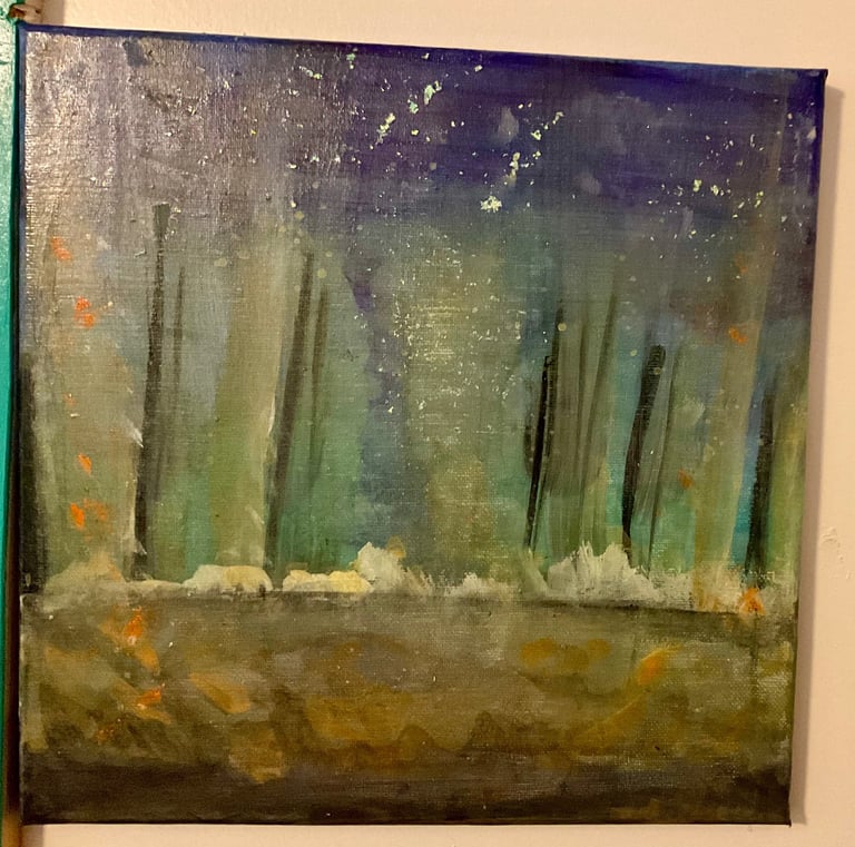Acrylic on canvass..