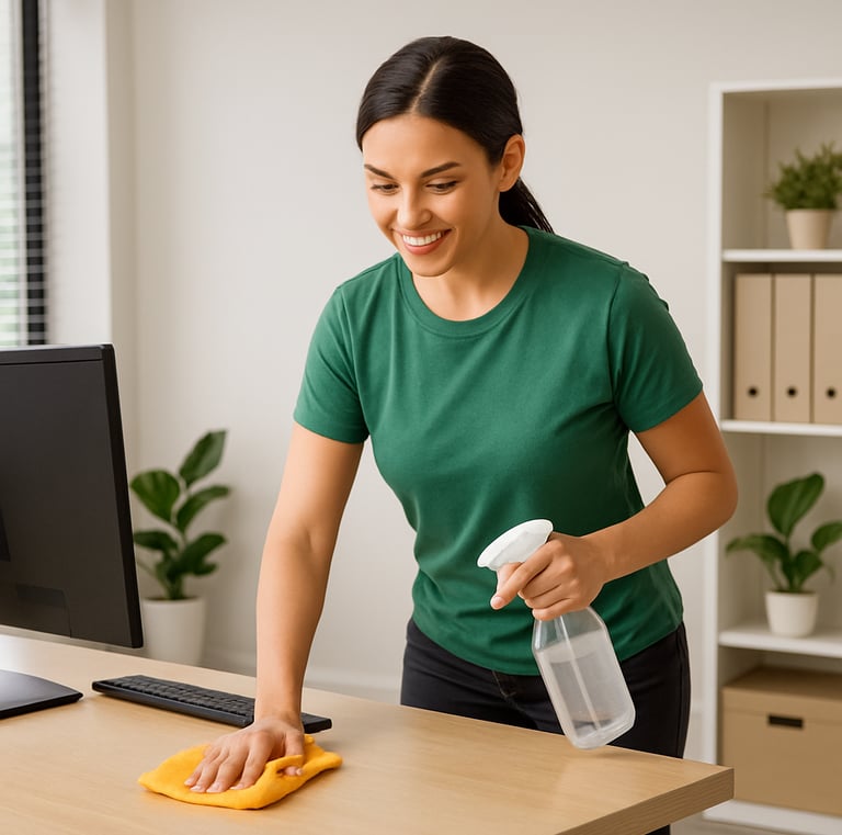 Commercial office cleaning service by Dust Be Gone creating productive workspace in Phoenix
