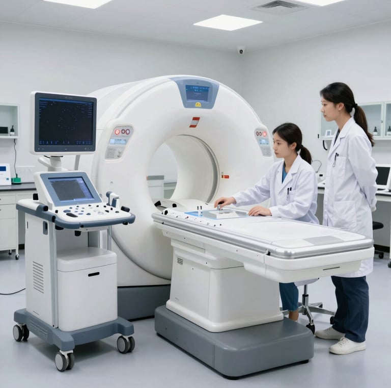 A professional showcasing our top-selling medical equipment.