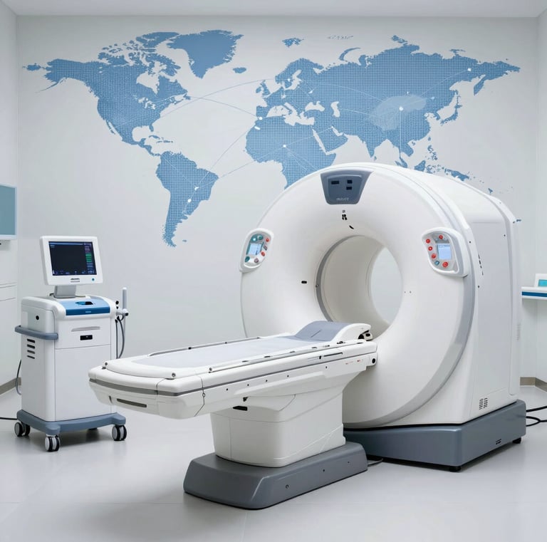 An overview of our store filled with medical supplies.