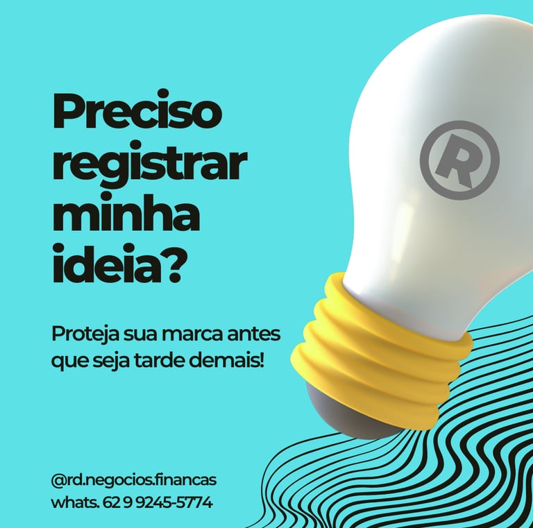 Registro de marca, importante para proteçao de sua ideia.