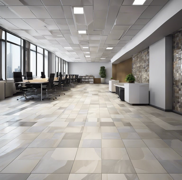 black and white checkered tiles