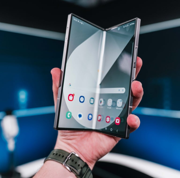 a person holding a phone in their hand- rev digital fr avis