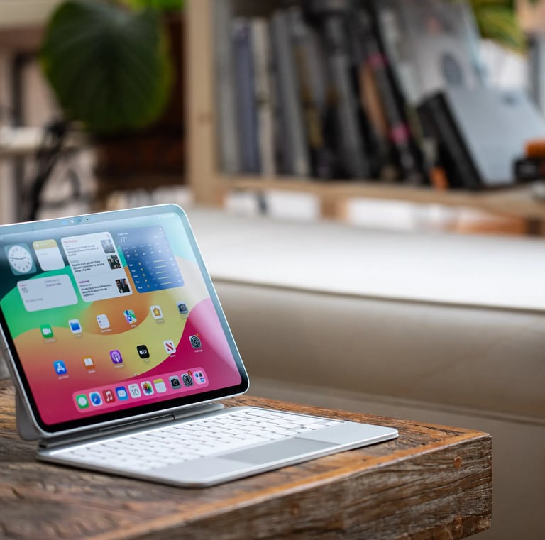 rev digital fr avis - a laptop computer sitting on a table with a laptop