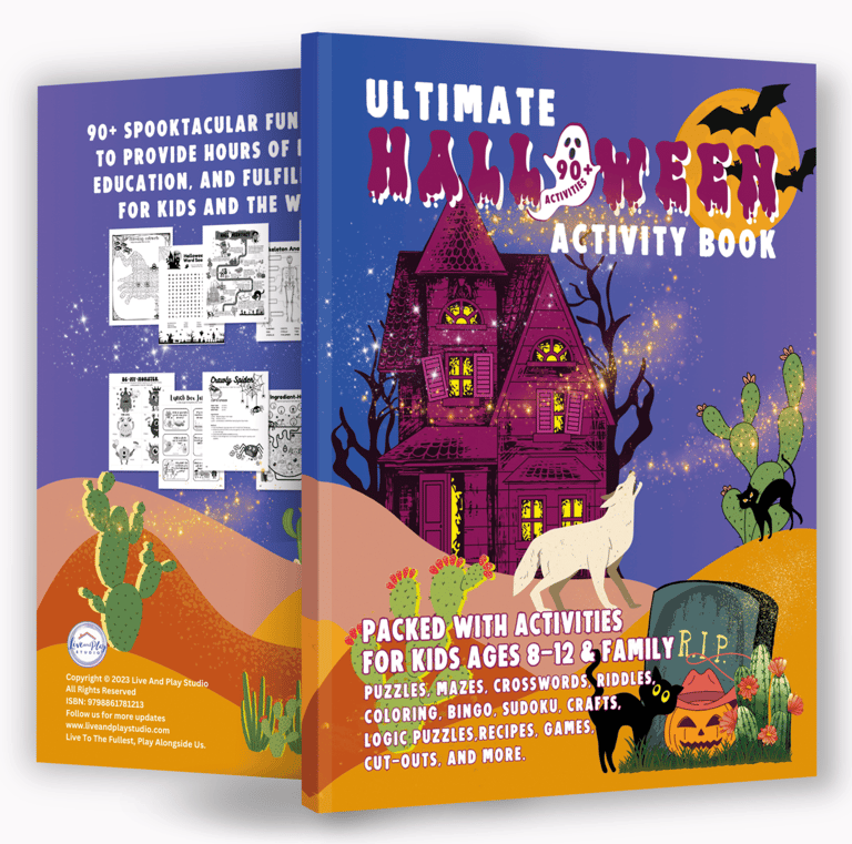 Halloween Activity Book For Kids