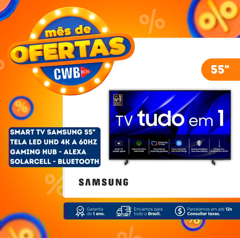 imagem de televisao smart tv samsung