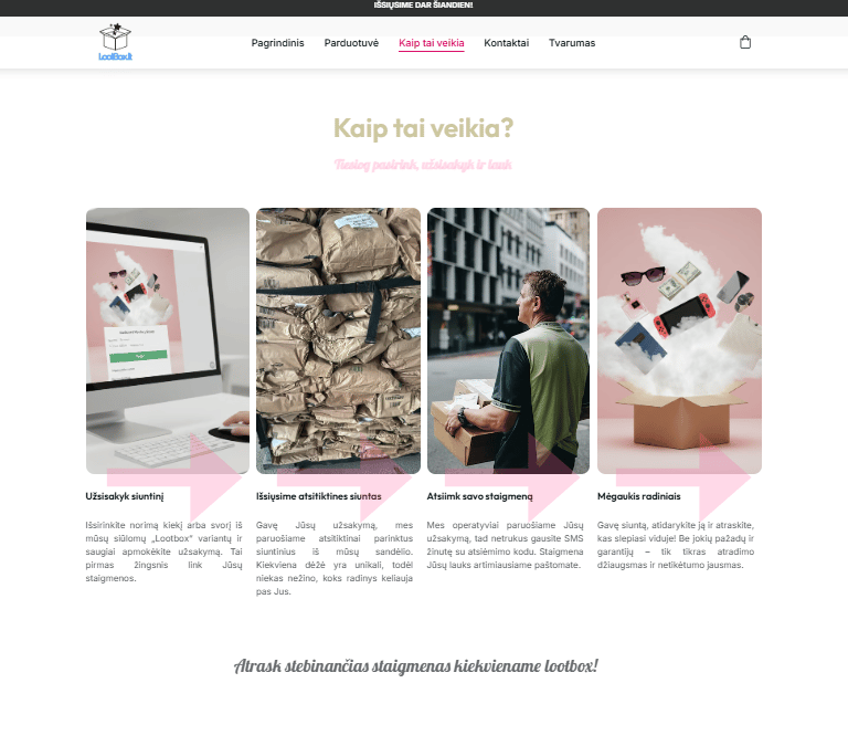 lootbox.lt e-shop for mystery boxes