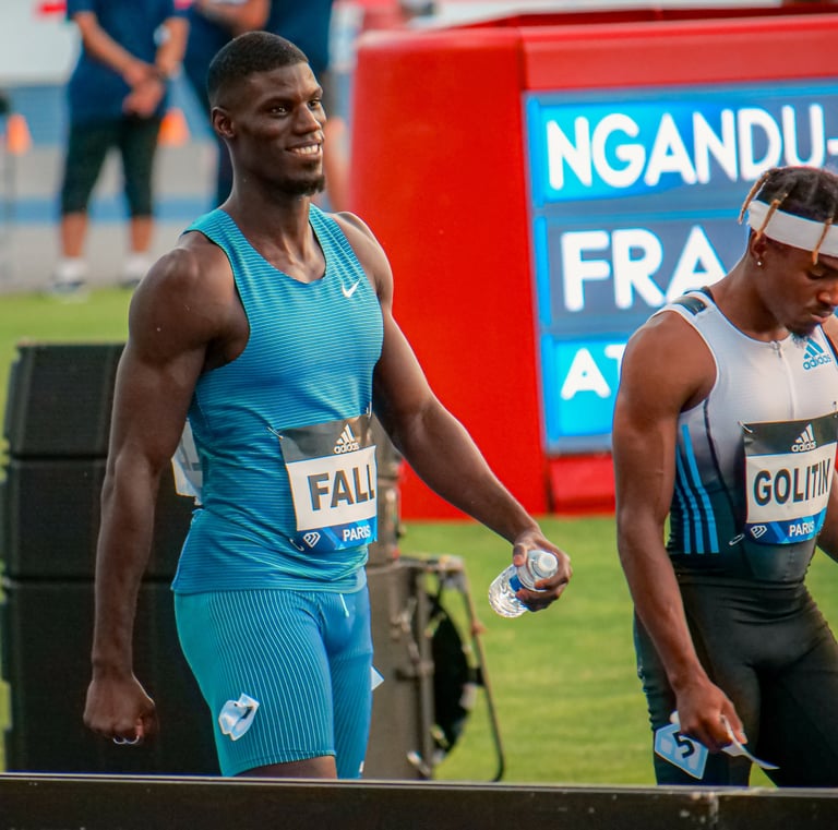 Portrait de Mouhamadou Fall avant sa course