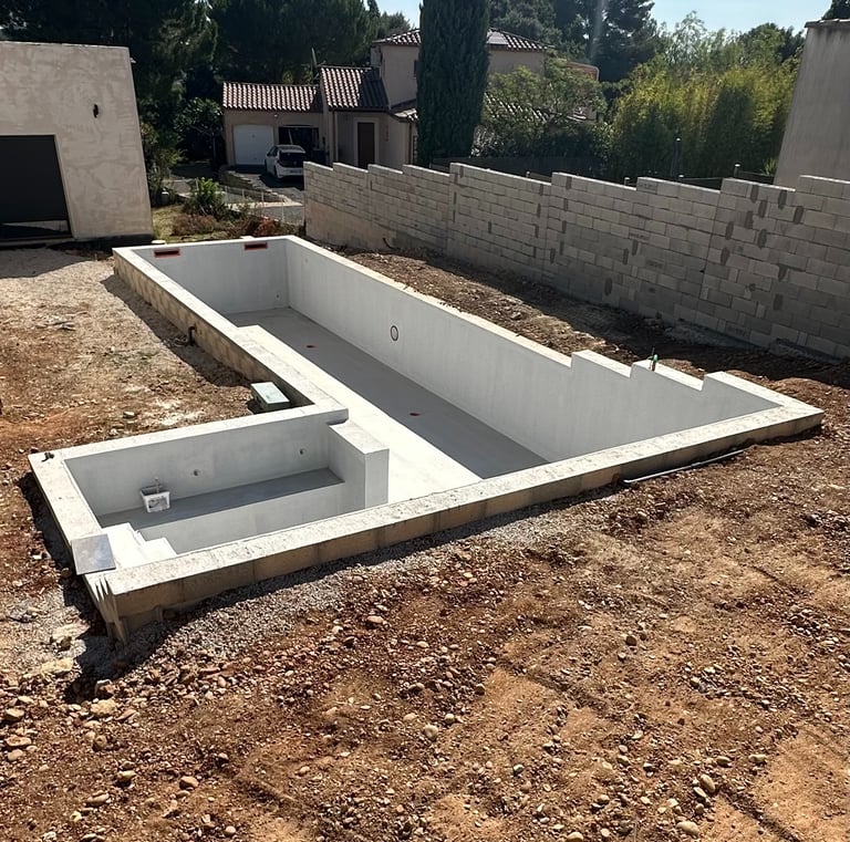 Création piscine sur Mus