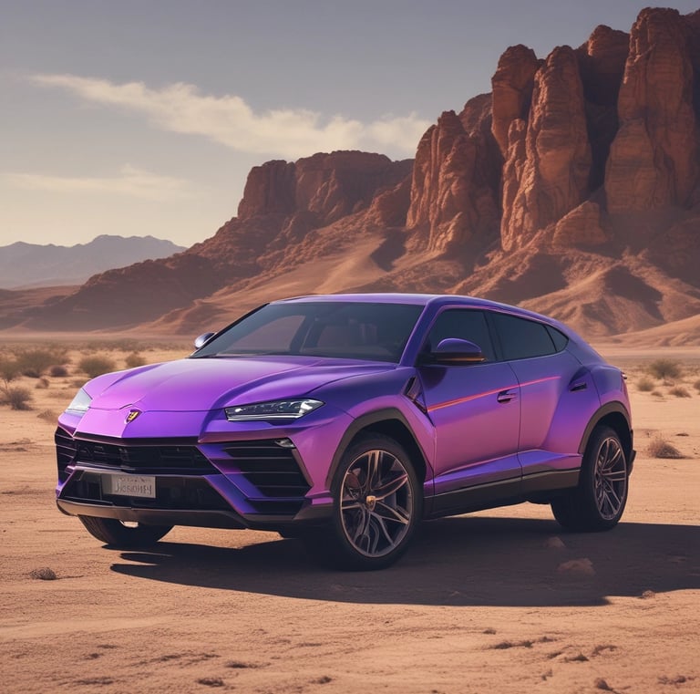 A family-friendly SUV with luggage on a road trip.