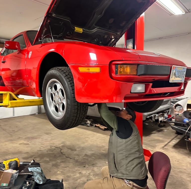 Steering Rack Repair on a Porsche