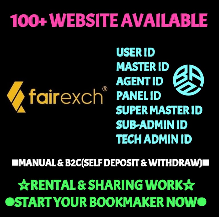ONLINE CRICKET BETTING ID AVAILABLE DL MDL SMDL MASTER ID SUPER MASTER ID ADMIN ID AVAILABLE 