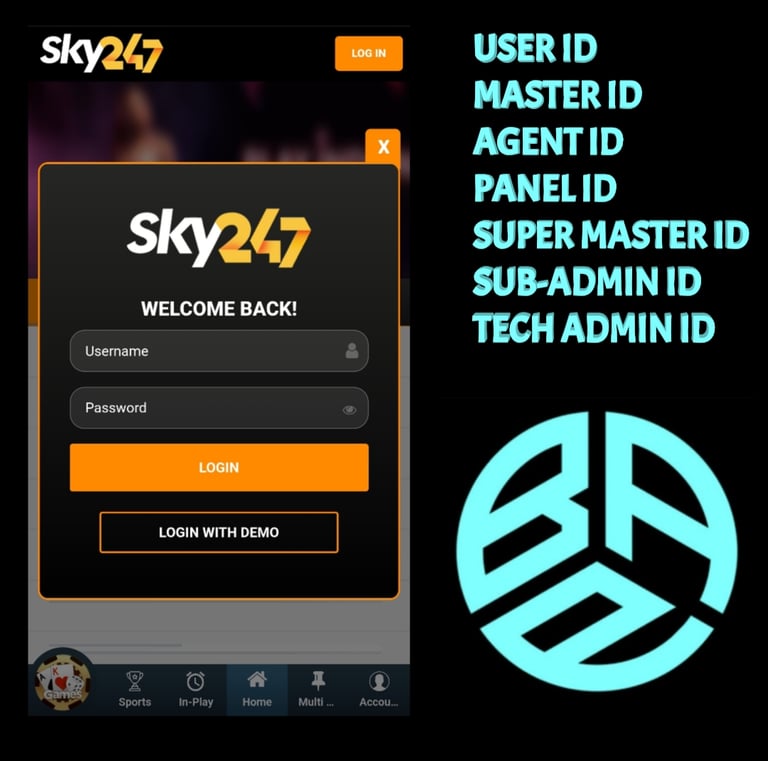 ONLINE CRICKET BETTING ID AVAILABLE DL MDL SMDL MASTER ID SUPER MASTER ID ADMIN ID AVAILABLE 