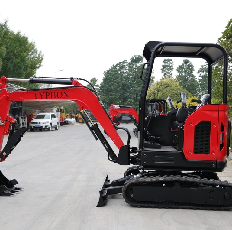 2.5ton mini excavator with retractable tracks