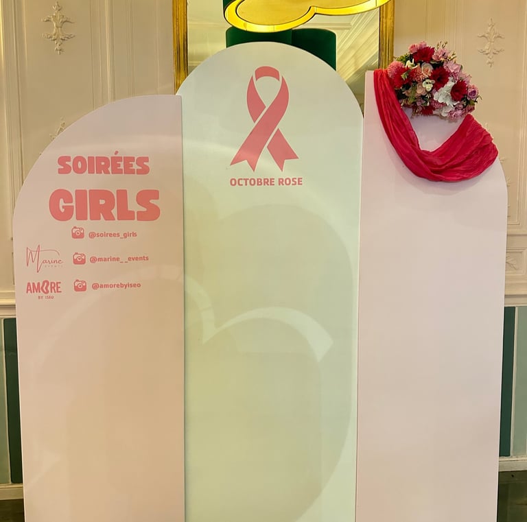 backdrop en l'honneur d'octobre rose