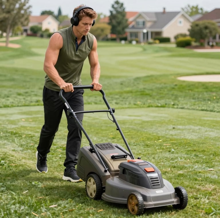 A group of four men in business attire are gathered around a table, examining documents laid out in front of them. They appear to be engaged in a discussion or meeting, with focused expressions and attentive body language.