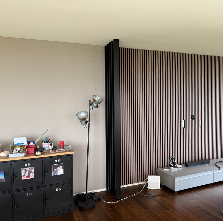 pose d'éléments décoratifs