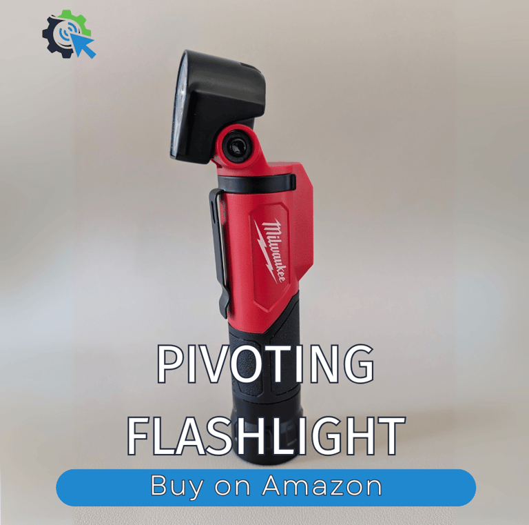 Milwaukee pivoting flashlight