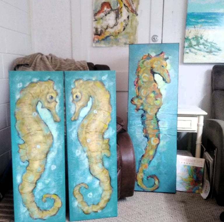 marine life acrylic