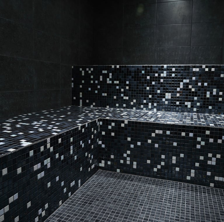 hammam prêt à carreler