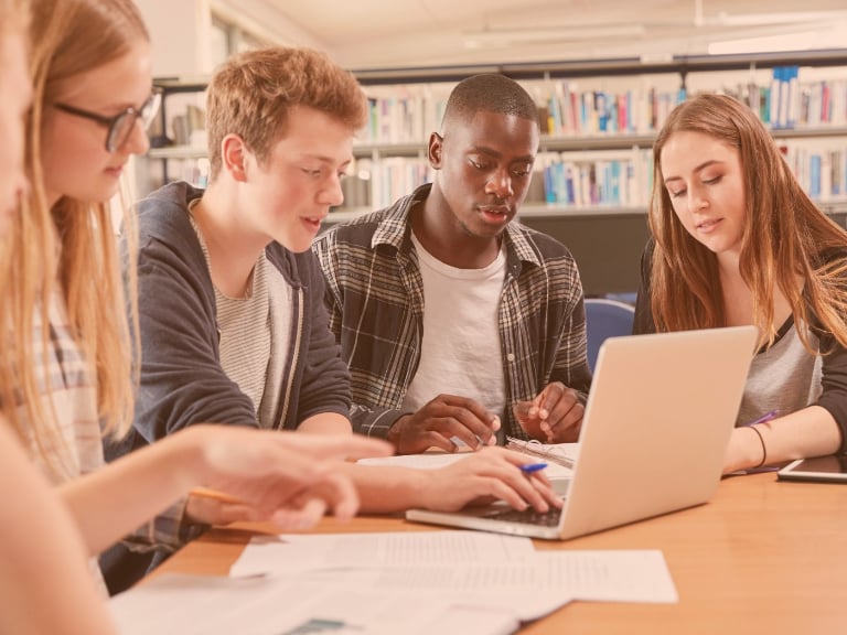 SWB Global Academy | Nurturing Curious Minds | Individualized Learning | Students Collaborating