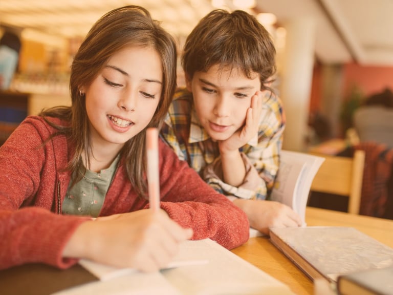 SWB Global Academy Nurturing Curious Minds Individualized Learning Students' learning by working together