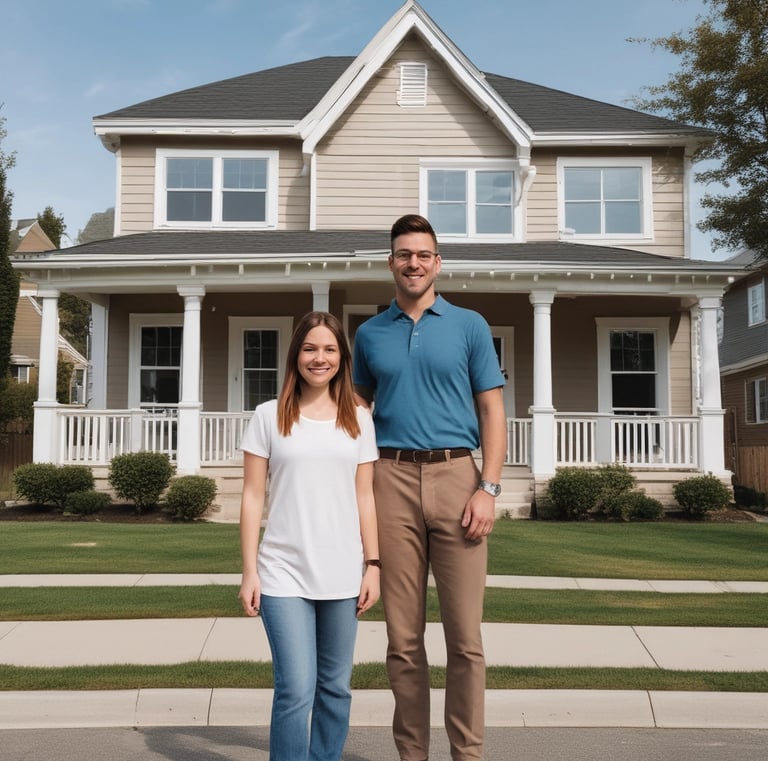 A person opening a box on a table