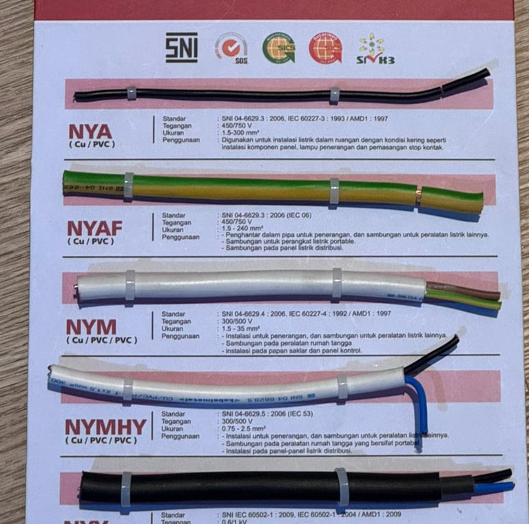 katalog Kabelmetal Kabel NYA, Kabel NYAF, Kabel NYM, Kabel NYMHY, Kabel NYY