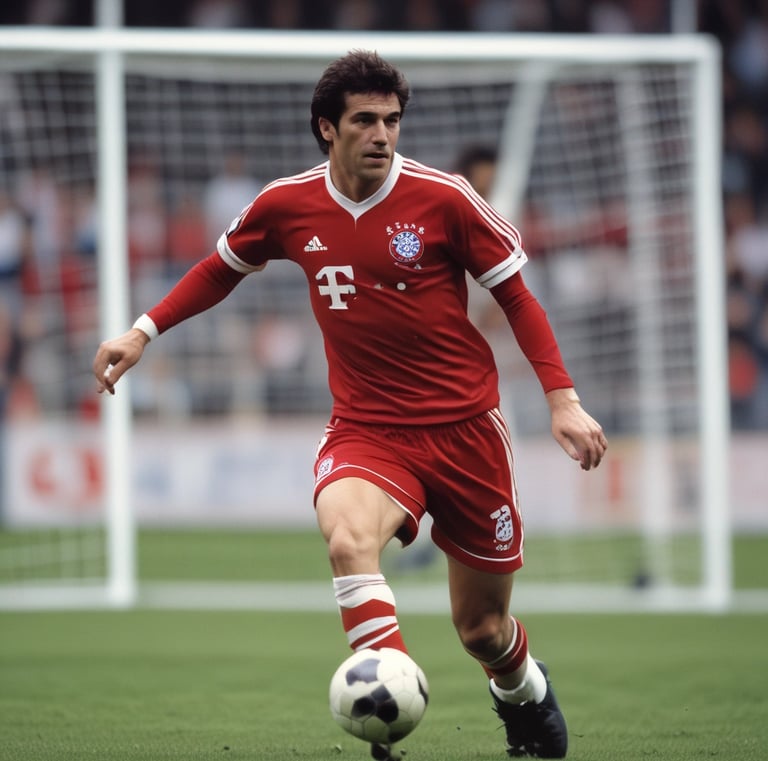 A silhouette of a football player in action during sunset.