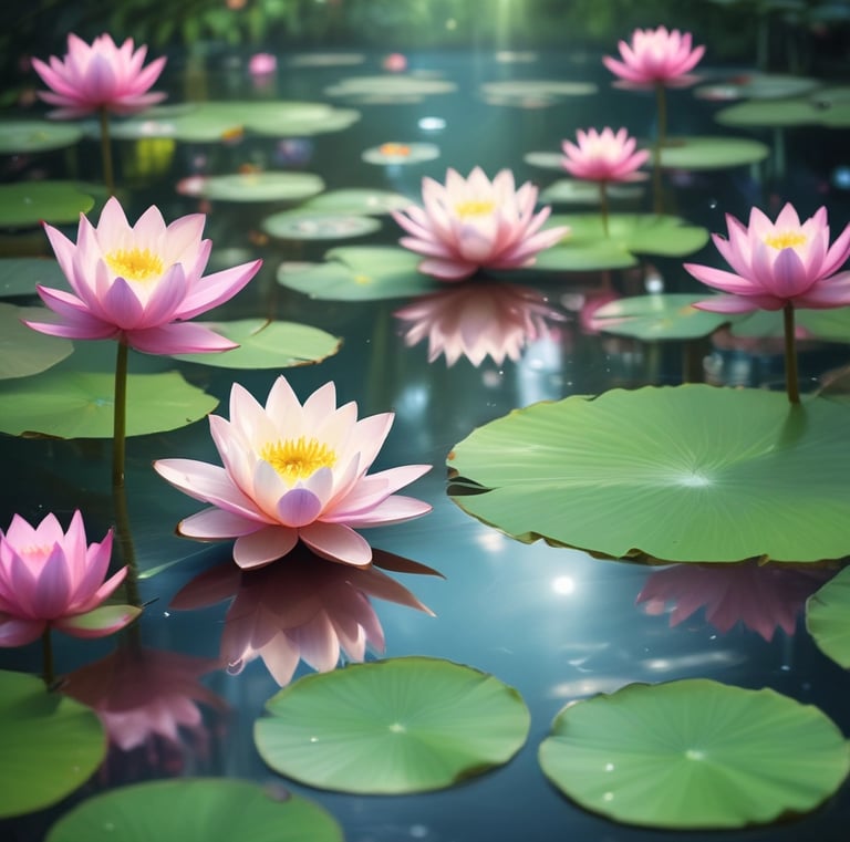 A tranquil meditation space adorned with candles and crystals.